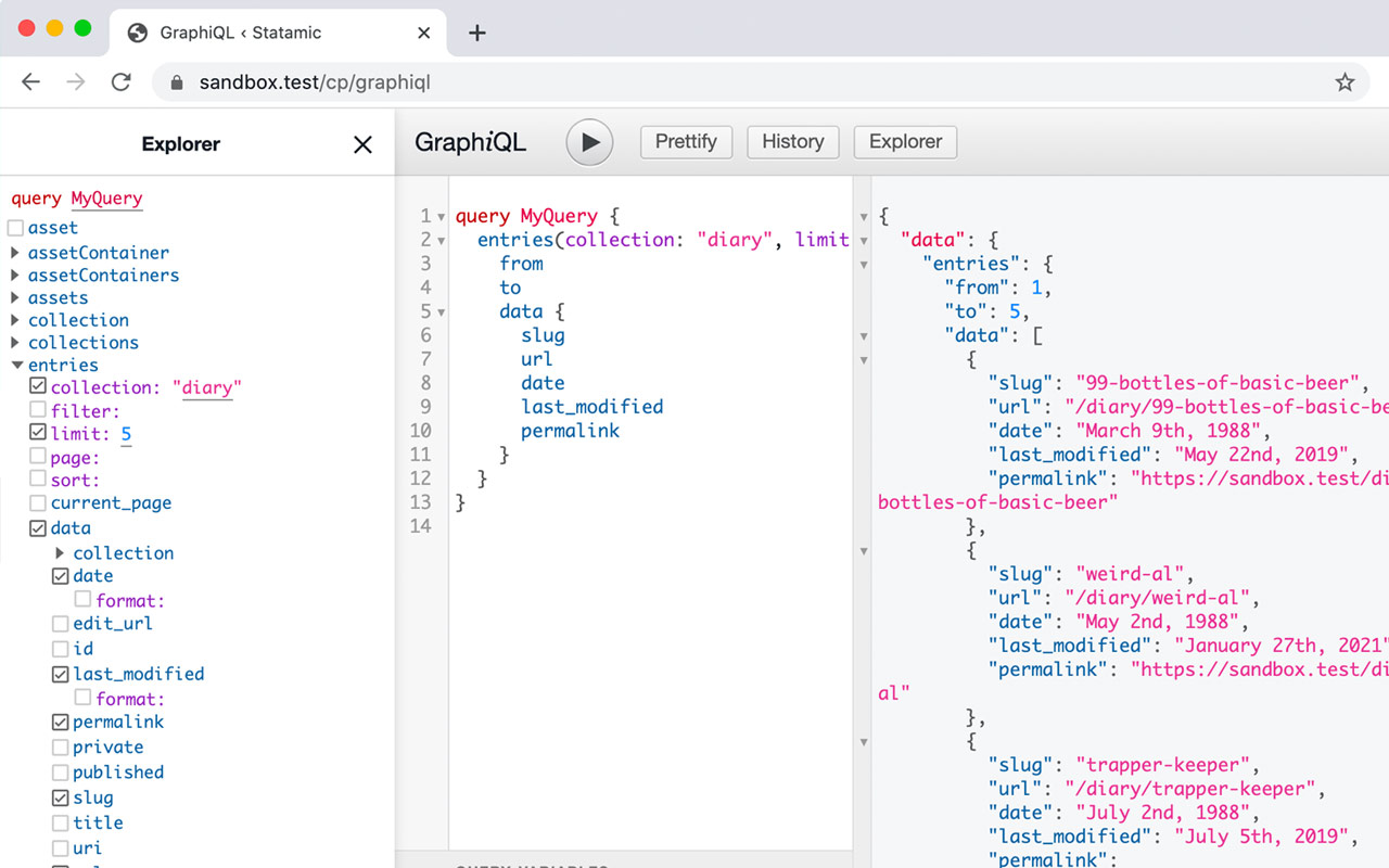 GraphQL Screenshot