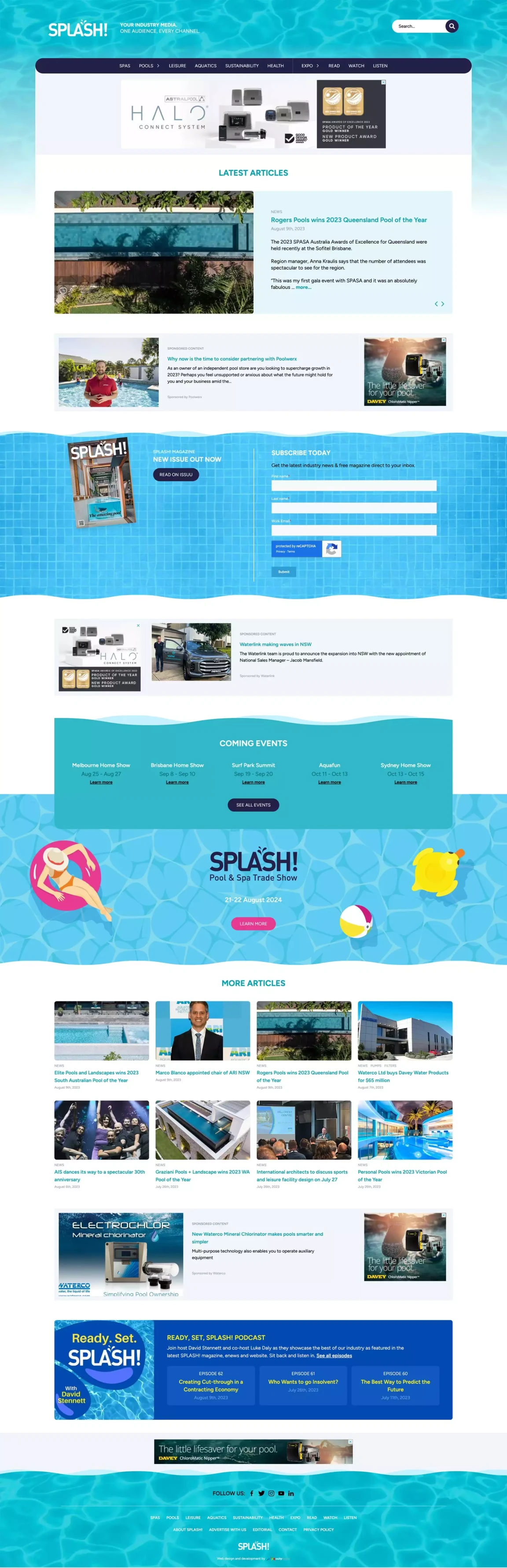 Screenshot of SPLASH!