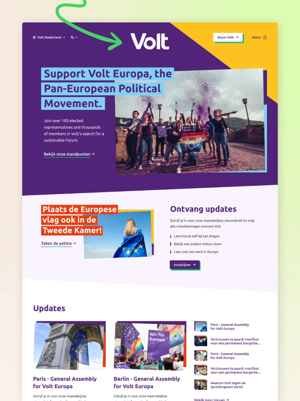Screenshot of Volt