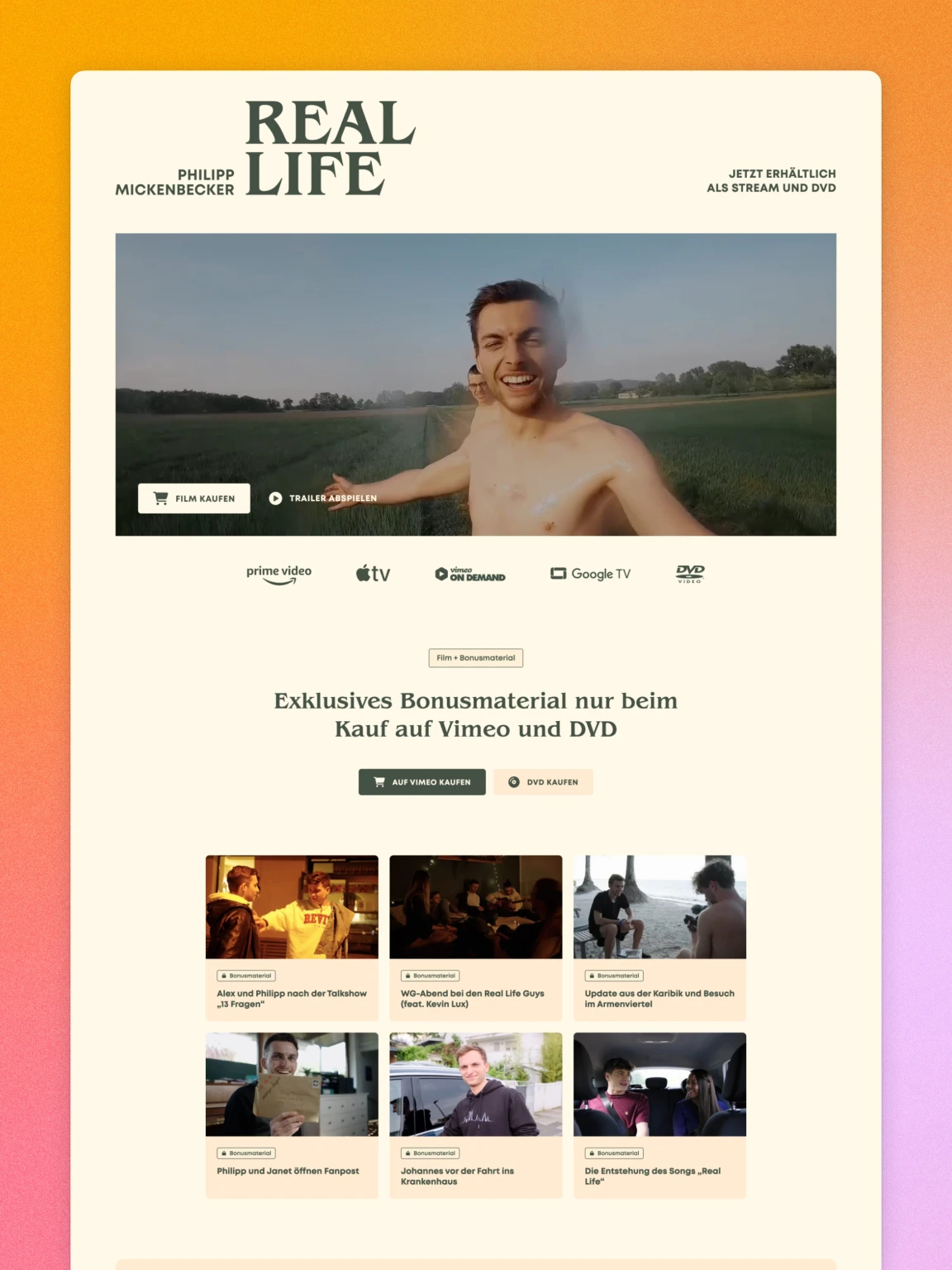 Screenshot of Philipp Mickenbecker – Real Life
