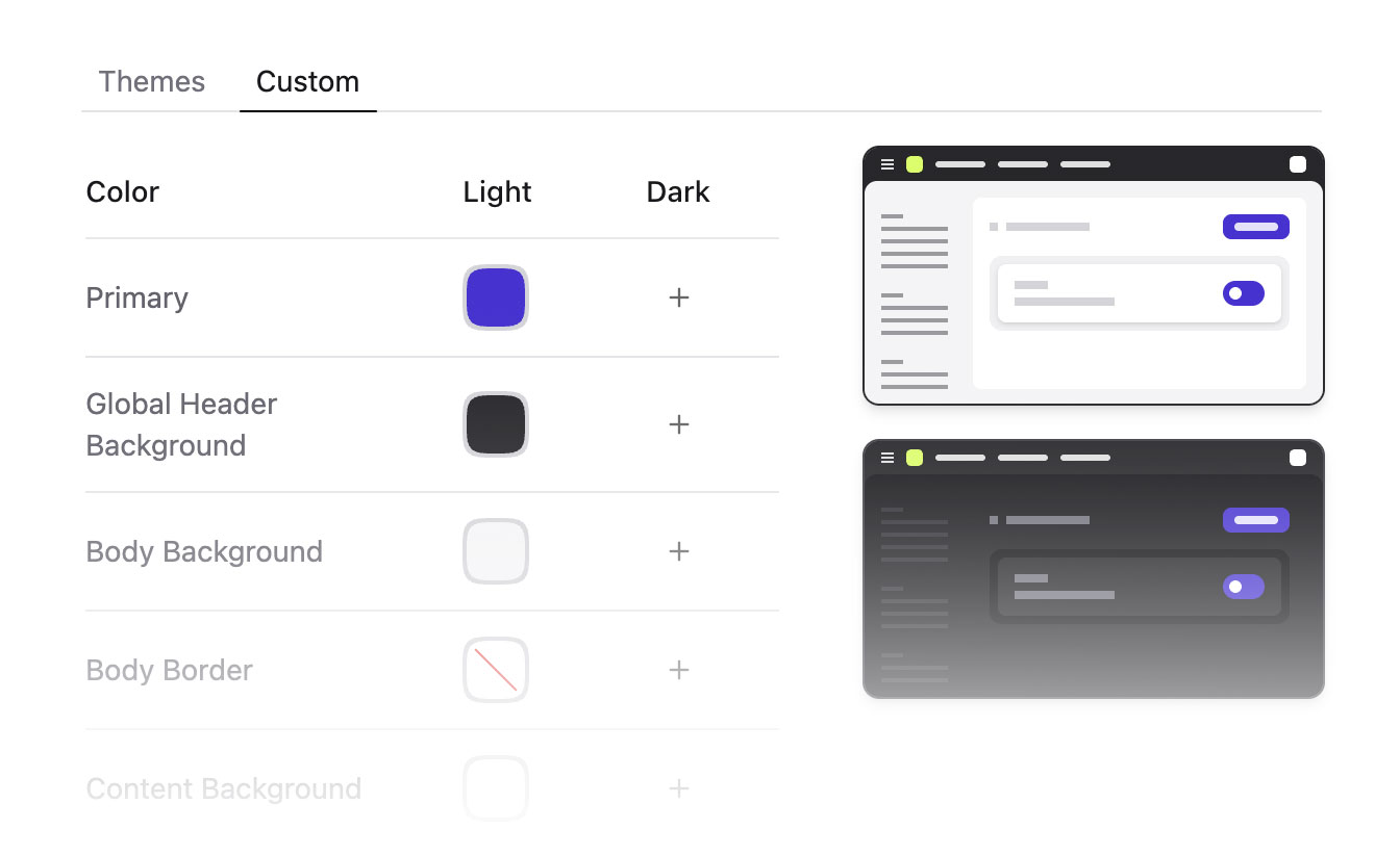 Theming options Statamic 6
