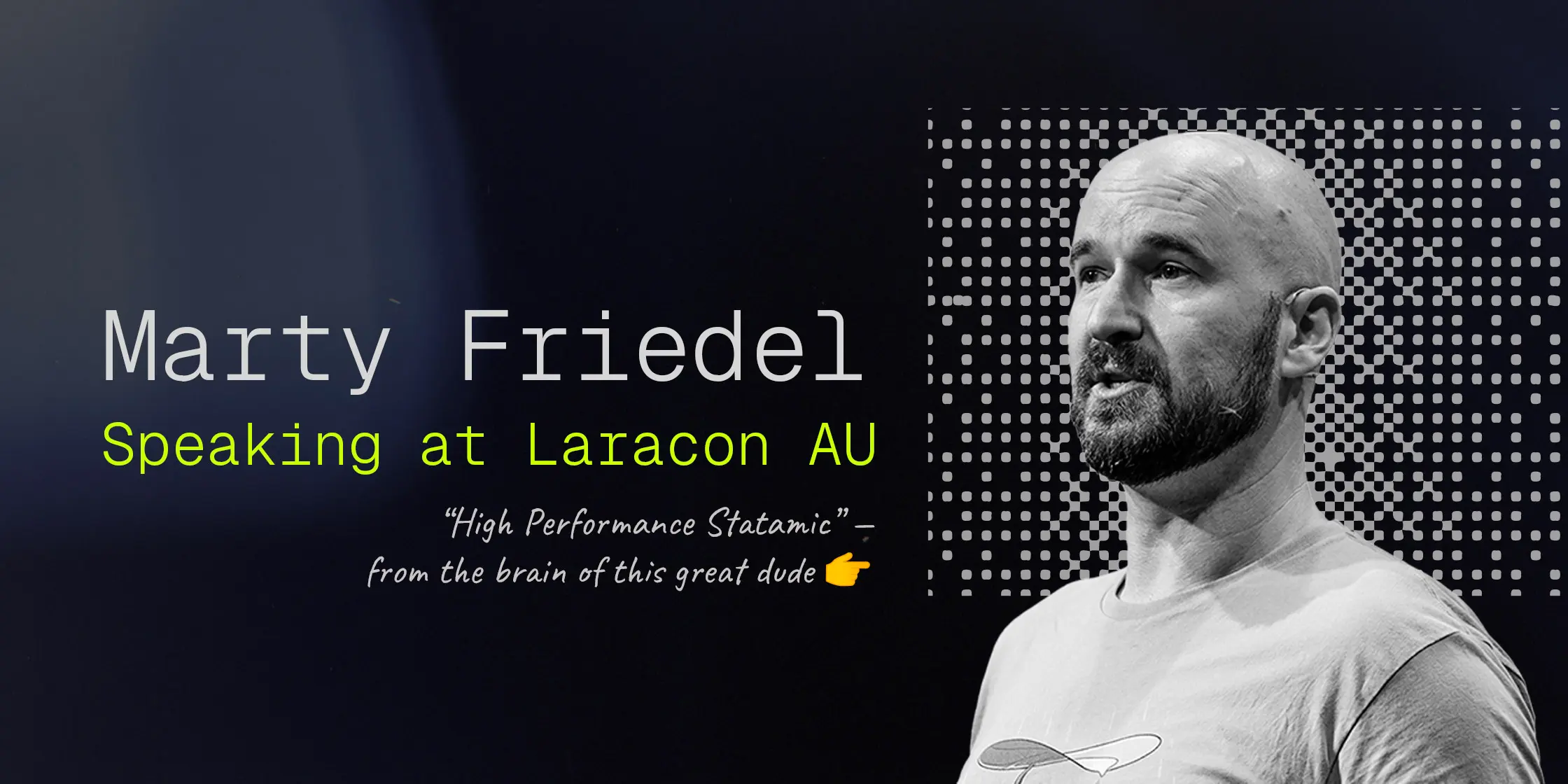 Marty Friedel at Laracon AU 2026