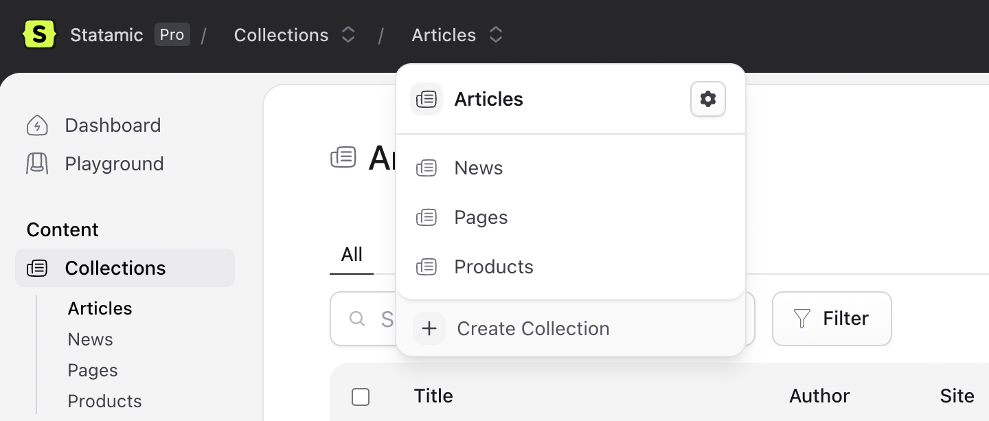 Section-Aware Breadcrumbs in Statamic 6