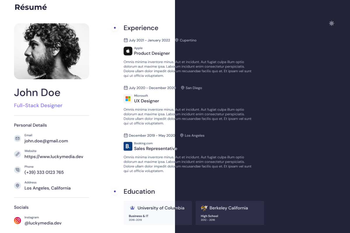 Résumé Icon