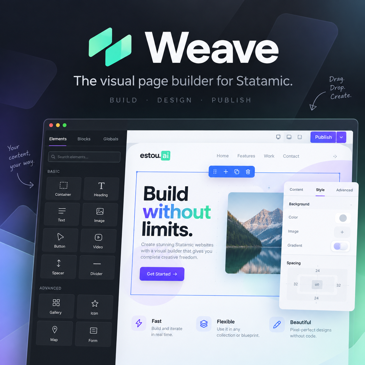 Weave - Page Builder for Statamic Thumbnail