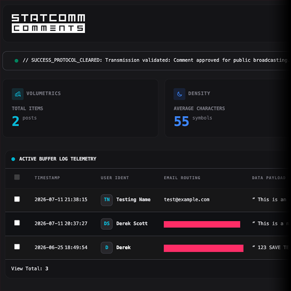 StatComm | Simple Statamic Comments plugin with recent comments widget. Thumbnail