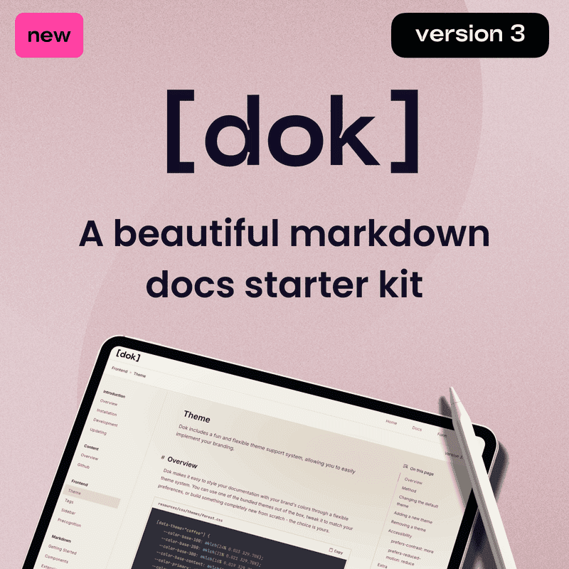 Dok: The Documentation Starterkit Icon