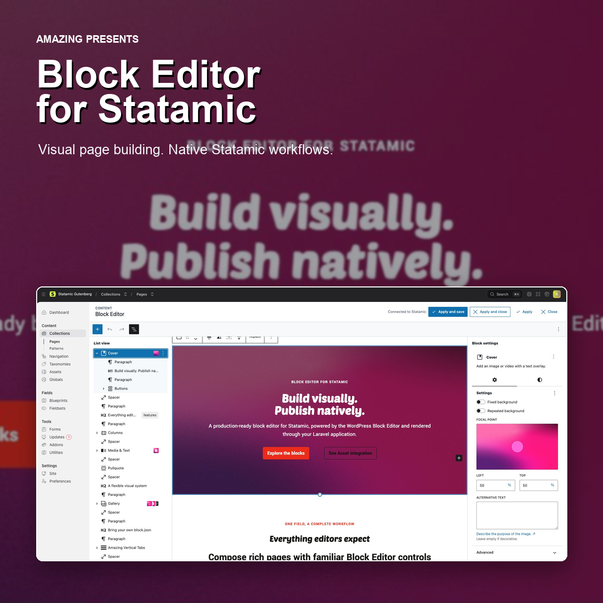 Block Editor for Statamic Thumbnail