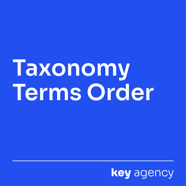 Taxonomy Terms Order Thumbnail